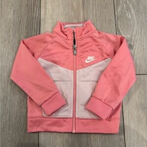 Nike Girls Coral Pink Track Jacket